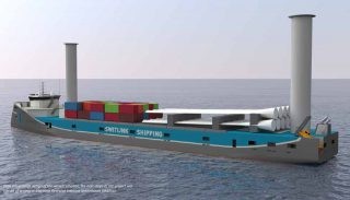 A Flettner Freighter in the Making - Henderson International Group - Iran-Geshm