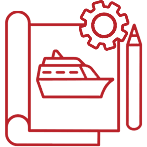 Engineering Design and Naval Architecture Icon Red 1 - Henderson International Group - Iran-Geshm